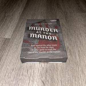 Murder at the Manor Mystery Card Game by Professor Puzzle (2021) Sealed